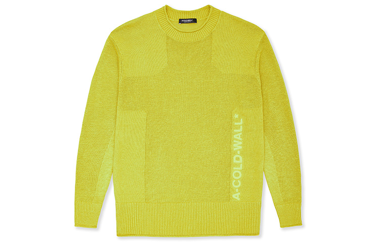 A-COLD-WALL* Logo Graphic Crewneck Sweatshirt Green Unisex Fall Edition ACWMK057-CDMI