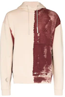 A-COLD-WALL* Logo Print Colorblock Hoodie with Painted Effect. MW011WHLAM A-COLD-WALL* Logo Print Colorblock Hoodie with Painted Effect. MW011WHLAM