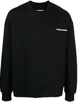 A-COLD-WALL* Logo Print Crewneck Cotton Long Sleeve Sweatshirt Black - Men ACWMW144-BLACK A-COLD-WALL* Logo Print Crewneck Cotton Long Sleeve Sweatshirt Black - Men ACWMW144-BLACK