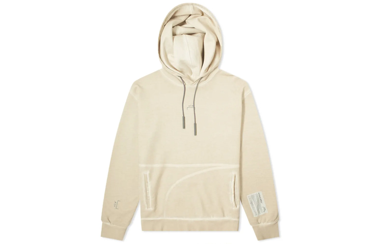 A-COLD-WALL* Logo Print Hoodie Unisex Beige HC01