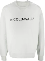 A-COLD-WALL* Logo Print Long Sleeve Sweatshirt Light Grey ACWMW142-LIGHT-GREY A-COLD-WALL* Logo Print Long Sleeve Sweatshirt Light Grey ACWMW142-LIGHT-GREY
