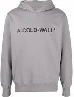 A-COLD-WALL* Logo Ribbed Cotton Hoodie Unisex Grey ACWMW057-SLGR A-COLD-WALL* Logo Ribbed Cotton Hoodie Unisex Grey ACWMW057-SLGR