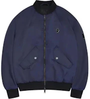 A-COLD-WALL* Logo Zip-Up High-Neck Jacket Blue - Long Sleeve Outerwear ACWMO211-MAJO A-COLD-WALL* Logo Zip-Up High-Neck Jacket Blue - Long Sleeve Outerwear ACWMO211-MAJO