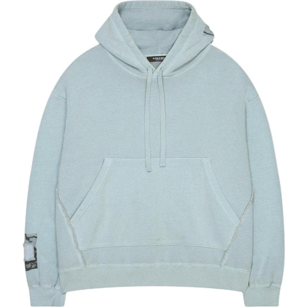A-COLD-WALL* Oversized Logo Print Hoodie Blue () ACWMW173-FADEDTEAL