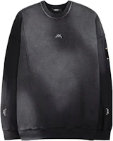 A-COLD-WALL* PF23 Fall Gradient Stitch Crewneck Sweatshirt Unisex BLACK ACWMW141-BLACK A-COLD-WALL* PF23 Fall Gradient Stitch Crewneck Sweatshirt Unisex BLACK ACWMW141-BLACK