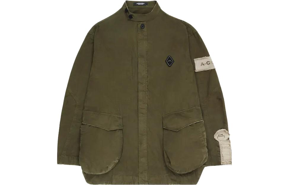 A-COLD-WALL* PF23 Fall Jacket Military Green Unisex with Logo and Pocket Design ACWMSH099-DARKOLIVEF