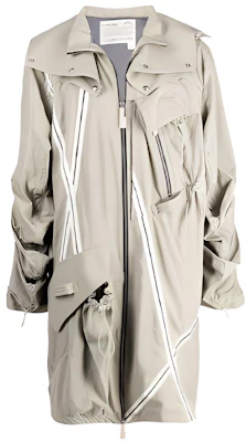 A-COLD-WALL* 拉鍊褶皺連帽外套 灰色 16977851 Buy A-COLD-WALL* 拉鍊褶皺連帽外套 灰色 16977851