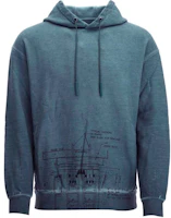 A-COLD-WALL* Printed Drawstring Hoodie Blue MW003WHLDT-DEEPTEAL A-COLD-WALL* Printed Drawstring Hoodie Blue MW003WHLDT-DEEPTEAL