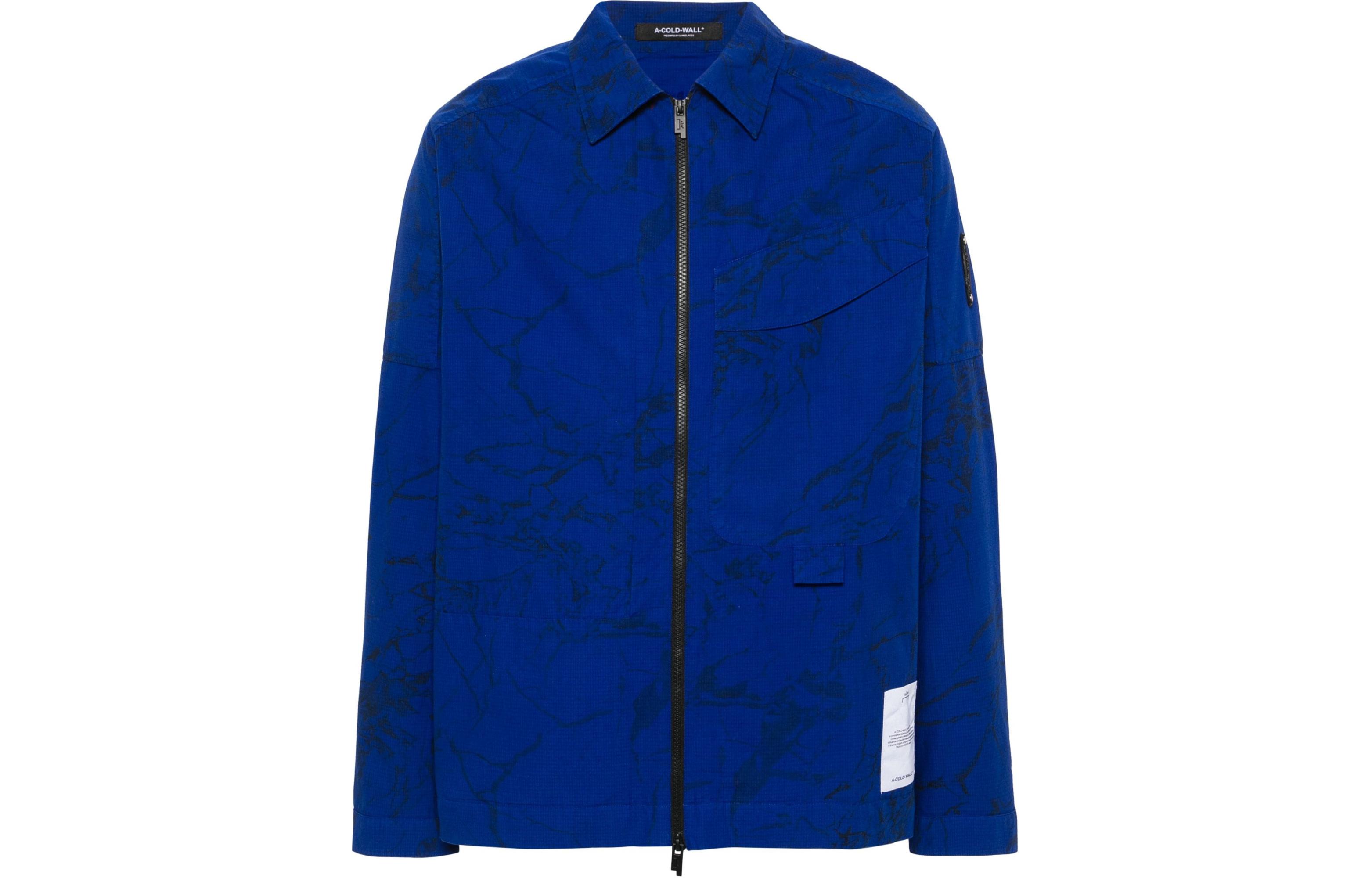 A-COLD-WALL* Ripstop Logo Windbreaker Jacket Volt Blue () ACWMSH138B-VOLT-BLUE