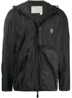 A-COLD-WALL* SS21 黑色透气连帽徽标夹克 ACWMF19CNB02-BLACK Buy A-COLD-WALL* SS21 黑色透气连帽徽标夹克 ACWMF19CNB02-BLACK
