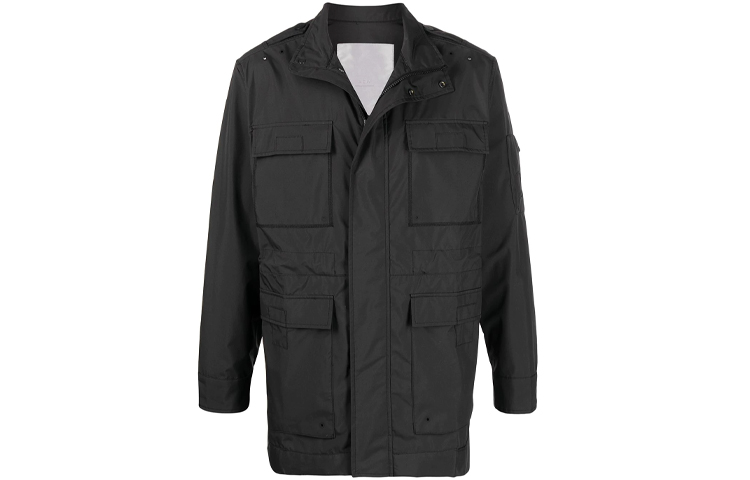 A-COLD-WALL* SS21 Black Utility Multi-Pocket Casual Jacket. ACWMO043-BLACK