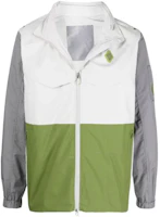 A-COLD-WALL* SS21 Lightweight Windbreaker Jacket Silver Logo Patch Men’s Colorblock ACWMO042-BONE A-COLD-WALL* SS21 Lightweight Windbreaker Jacket Silver Logo Patch Men’s Colorblock ACWMO042-BONE