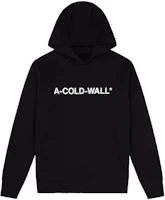A-COLD-WALL* SS22 Black Logo Print Hoodie Long Sleeve. ACWMW057-BLACK A-COLD-WALL* SS22 Black Logo Print Hoodie Long Sleeve. ACWMW057-BLACK