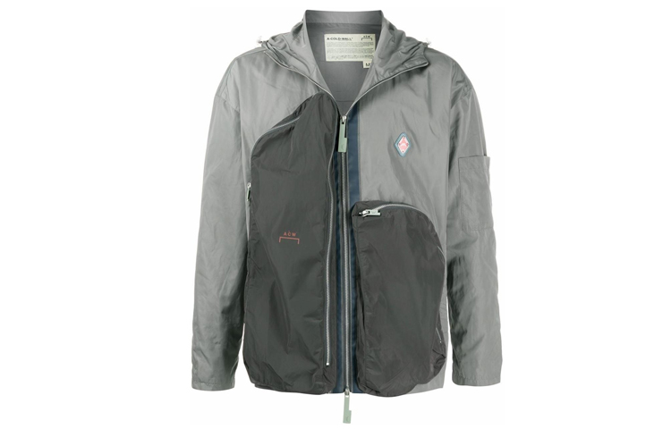 A-COLD-WALL* SS22 Lightweight Hooded Jacket Gray 15389357