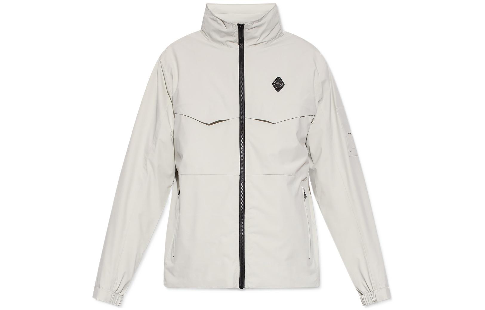 A-COLD-WALL* SS22 Plain High Neck Long Sleeve Jacket White ACWMO093-BONE