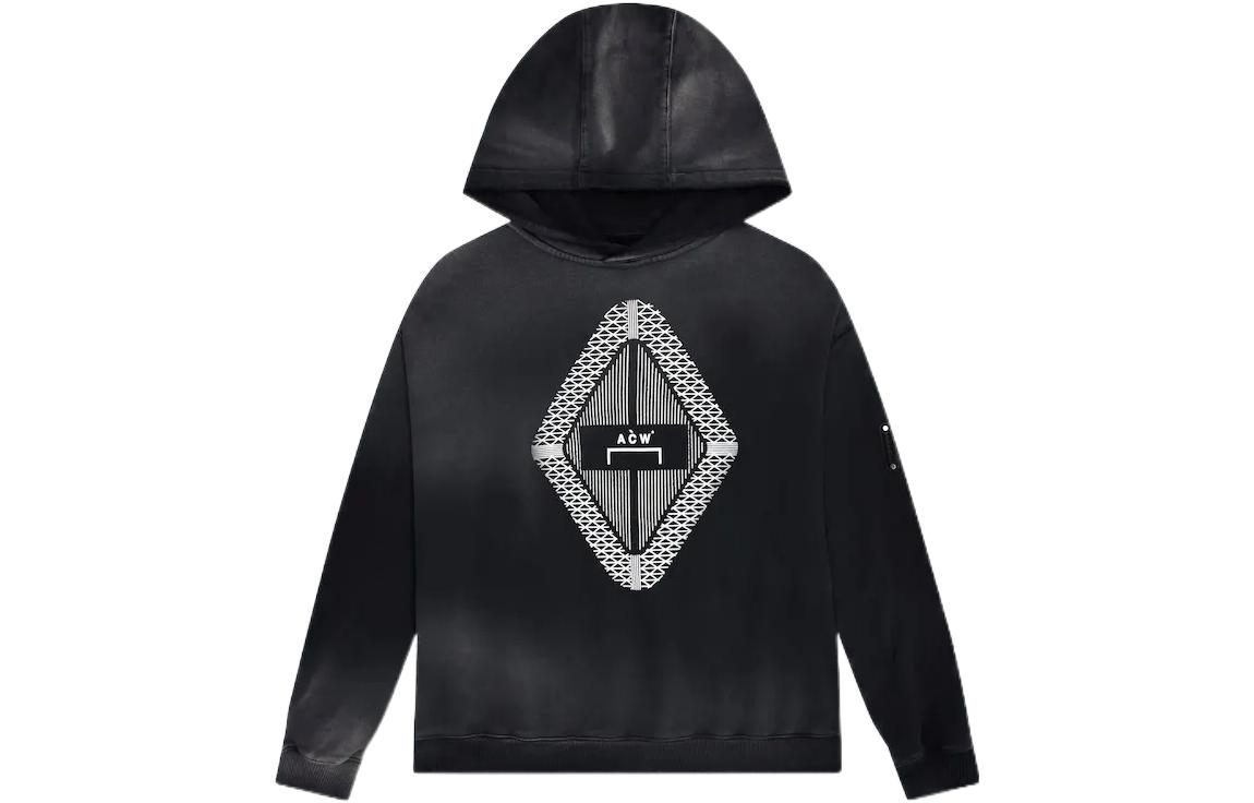 A-COLD-WALL* SS23 Gradient Logo Print Hoodie Black Mens. ACWMW126-BLACK