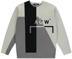 A-COLD-WALL* SS23 Letter Print Colorblock Oversized Sweatshirt Grey . ACWMK085-BONE A-COLD-WALL* SS23 Letter Print Colorblock Oversized Sweatshirt Grey . ACWMK085-BONE