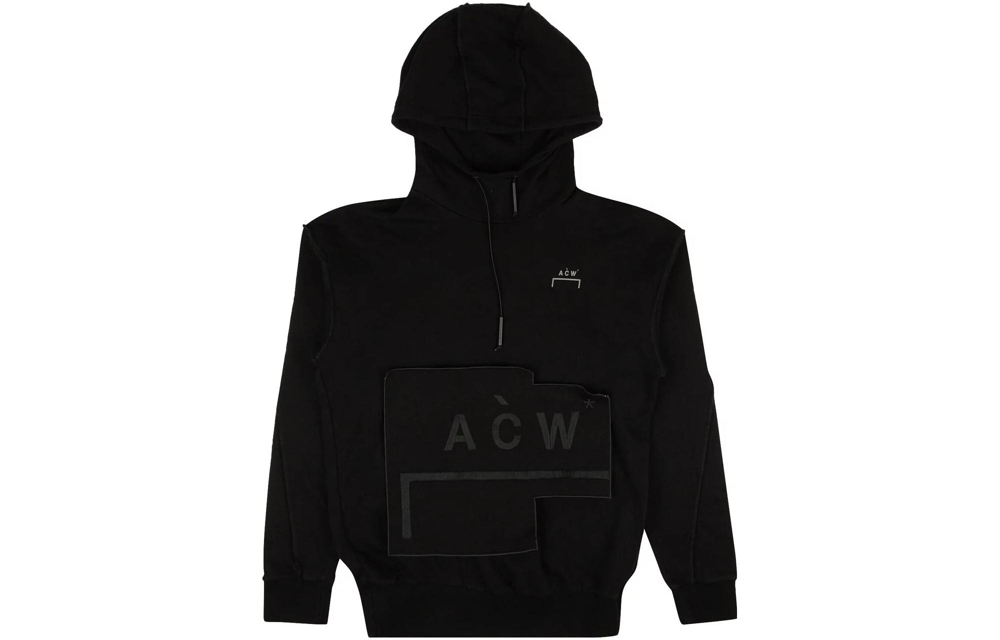 A-COLD-WALL* SS23 Solid Letter Pullover Hoodie BLACK CW9SMF03ACTE-BLAC