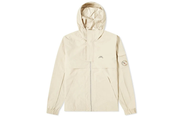 A-COLD-WALL* Storm Compass Hooded Jacket Beige Unisex Long-Sleeve ACWMO001WHL