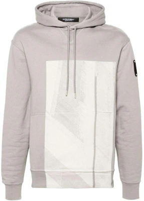 A-COLD-WALL* 灰色纹理针织连帽衫带标志. ACWMW186-CEMENT Buy A-COLD-WALL* 灰色纹理针织连帽衫带标志. ACWMW186-CEMENT