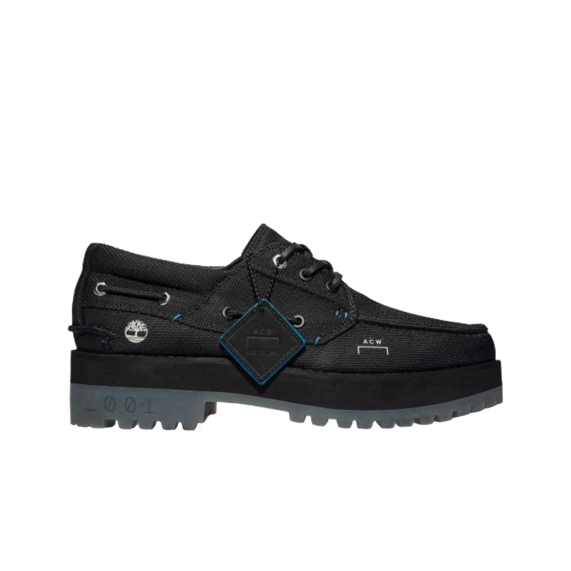 A-Cold-Wall* x Timberland 3-Eye Lug Boat 'Future73 - Black' TB0A66W7-001