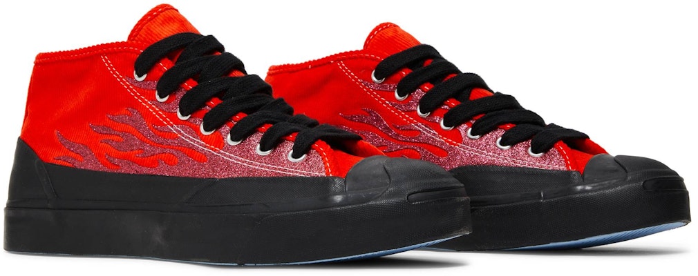 A$AP Nast x Converse Jack Purcell Mid 'Red Flames' 167378C Cheap A$AP Nast x Converse Jack Purcell Mid 'Red Flames' 167378C