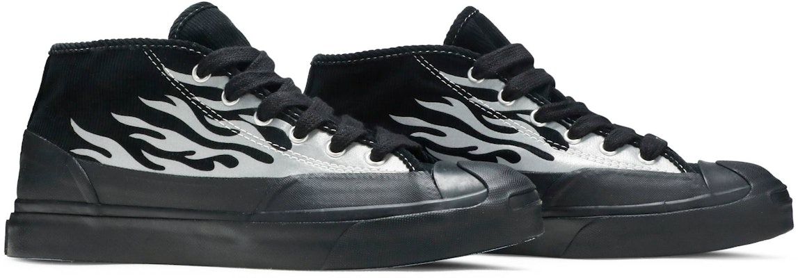 A$AP Nast x Converse Jack Purcell Mid 'Silver Flames' 167379C Cheap A$AP Nast x Converse Jack Purcell Mid 'Silver Flames' 167379C