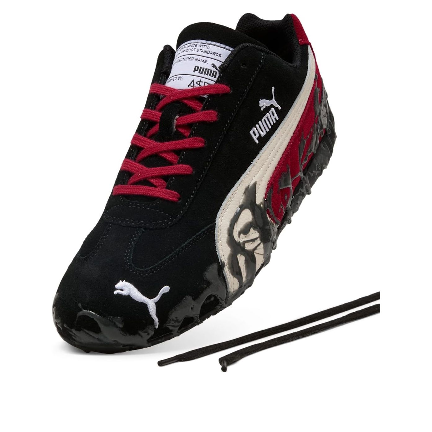 Lookbook A$AP Rocky x Puma Speedcat Racing ''Hitam Merah Rhythm'' 408519-01