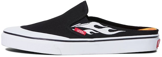 A$AP Worldwide x Pacsun x Vans Classic Slip-On Mule 'Black White Flame' VN0A4P3U7HC A$AP Worldwide x Pacsun x Vans Classic Slip-On Mule 'Black White Flame' VN0A4P3U7HC