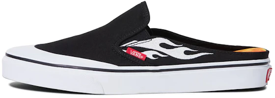 A$AP Worldwide x Pacsun x Vans Classic Slip-On Mule 'Black White Flame' VN0A4P3U7HC A$AP Worldwide x Pacsun x Vans Classic Slip-On Mule 'Black White Flame' VN0A4P3U7HC