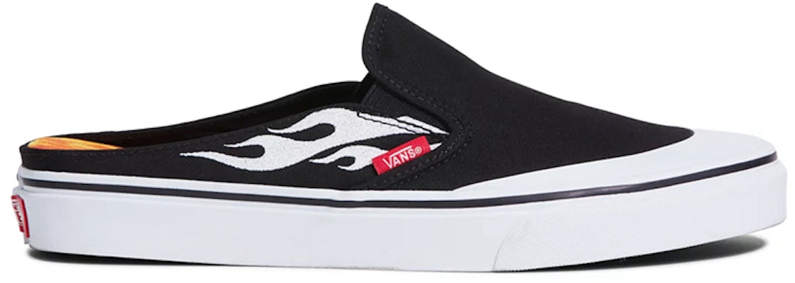 A$AP Worldwide x Pacsun x Vans Classic Slip-On Mule 'Black White Flame' VN0A4P3U7HC Order A$AP Worldwide x Pacsun x Vans Classic Slip-On Mule 'Black White Flame' VN0A4P3U7HC