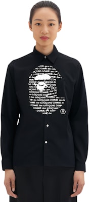 BAPE 猿人頭 x COMME des GARÇONS 聯名款長袖襯衫 男女適穿 001SHH721903C Purchase BAPE 猿人頭 x COMME des GARÇONS 聯名款長袖襯衫 男女適穿 001SHH721903C
