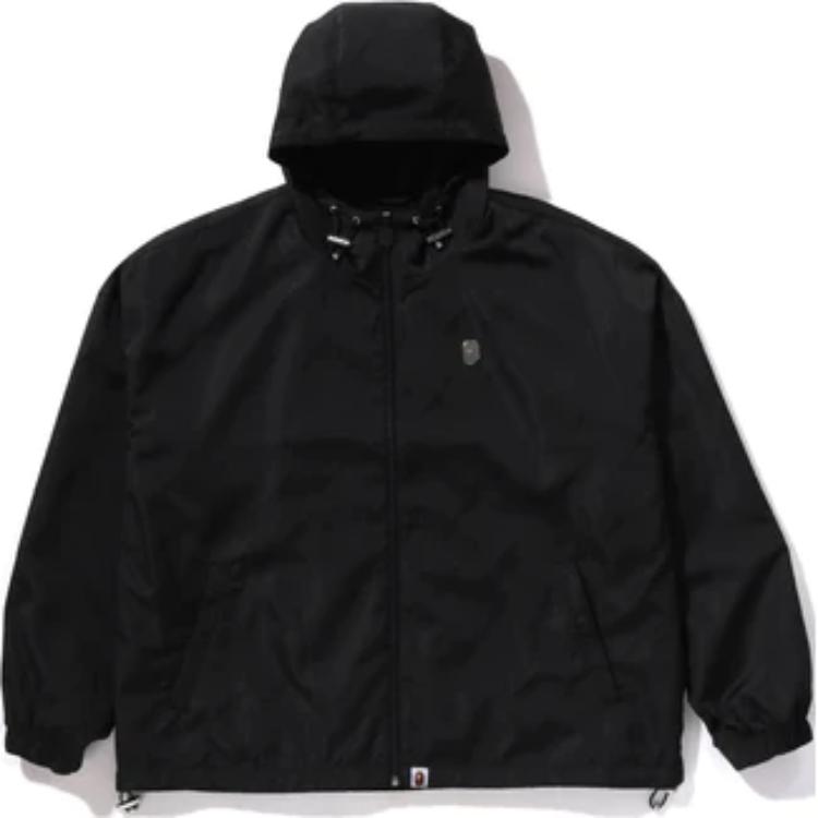 A BATHING APE Bape  Logo Metal Tag Hooded Jacket. 1k30-140-302