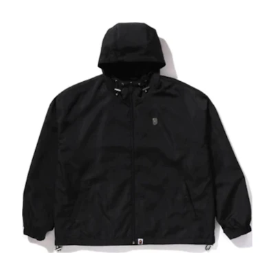 A BATHING APE Bape Logo Metal Tag Hooded Jacket. 1k30-140-302