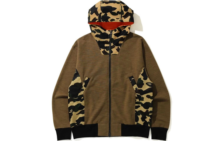 A BATHING APE BAPE  Military Camo Zip-Up Hoodie. 1H30-115-005 圖 2