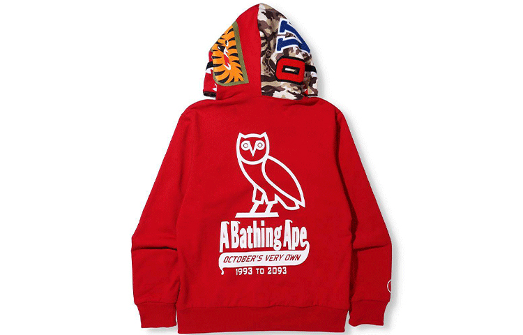 A BATHING APE BAPE® OVO Shark Camo Full-Zip Hoodie Jacket Unisex FW2021. 1H73-115-903 圖 3