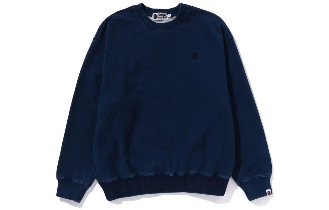 A BATHING APE BAPE Animal Print Pullover Hoodie Men’s Blue 1J80-113-059