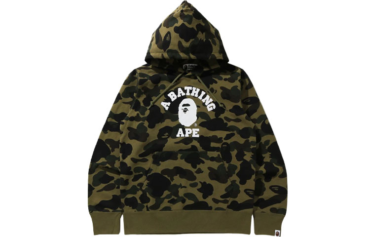 A BATHING APE Bape Ape Forest Camo Logo Hoodie . 1H25-114-017 圖 3