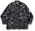Order A BATHING APE 猿人頭迷彩網眼長袖襯衫 男款 0ZXSTM003105J