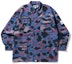 Lookbook A BATHING APE 猿人頭迷彩網眼長袖襯衫 男款 0ZXSTM003105J