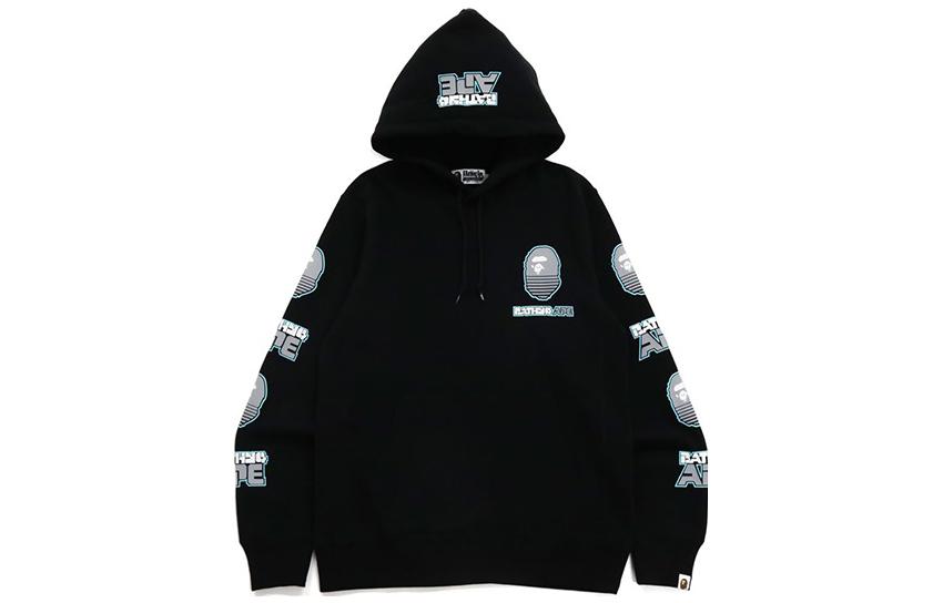 Lookbook A BATHING APE BAPE 猿人头标志印花男士休闲卫衣 0ZXSWM114003H