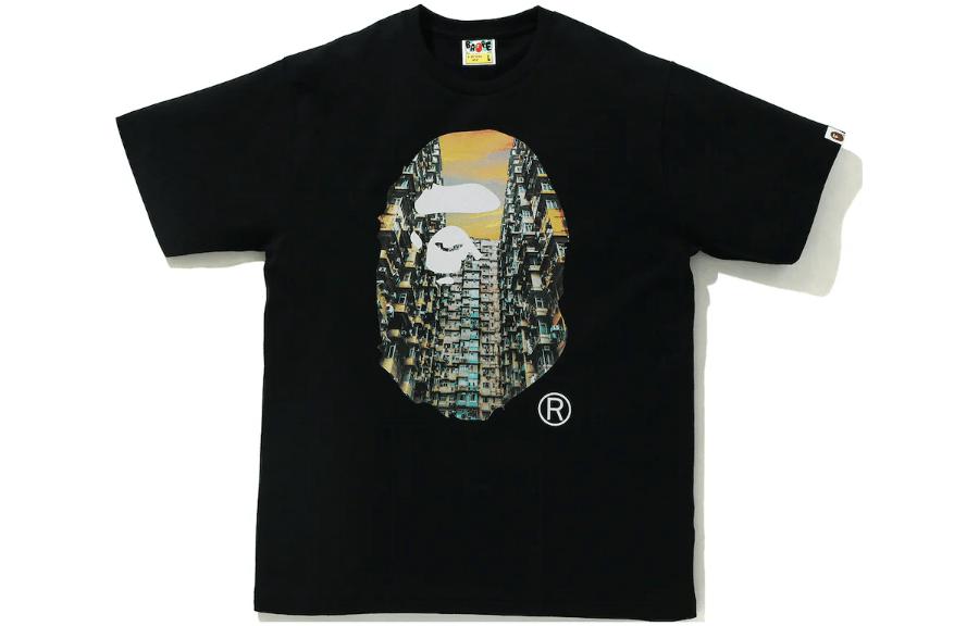 A BATHING APE Bape Ape Head Logo Printed Unisex Crewneck Short Sleeve T-Shirt 1H22110016 圖 2