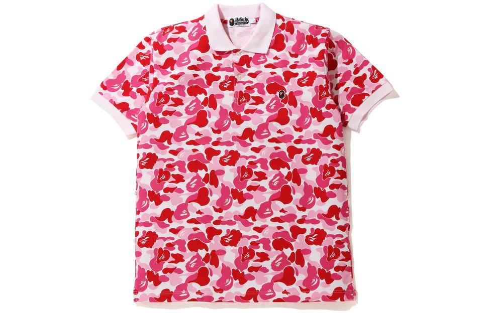 Order A BATHING APE 男士迷彩猿刺绣短袖POLO衫. 1G30-112-003