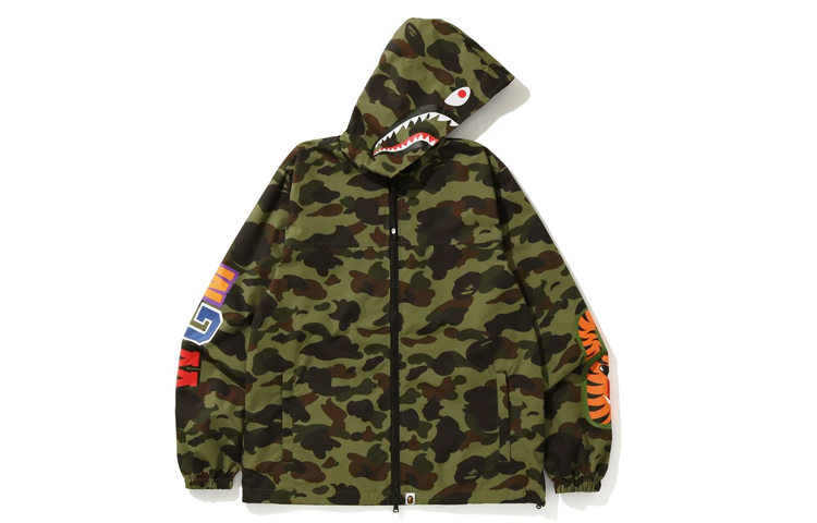 A BATHING APE BAPE Camo Shark Full-Zip Hoodie . 1G80-140-022 圖 4