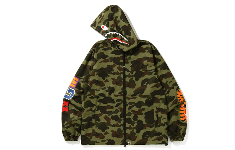 A BATHING APE BAPE Camo Shark Full-Zip Hoodie . 1G80-140-022 圖 5