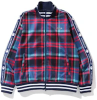 A BATHING APE BAPE Check Jersey Top Colorblock Zip-Up Jacket . 1H70-113-012 A BATHING APE BAPE Check Jersey Top Colorblock Zip-Up Jacket . 1H70-113-012