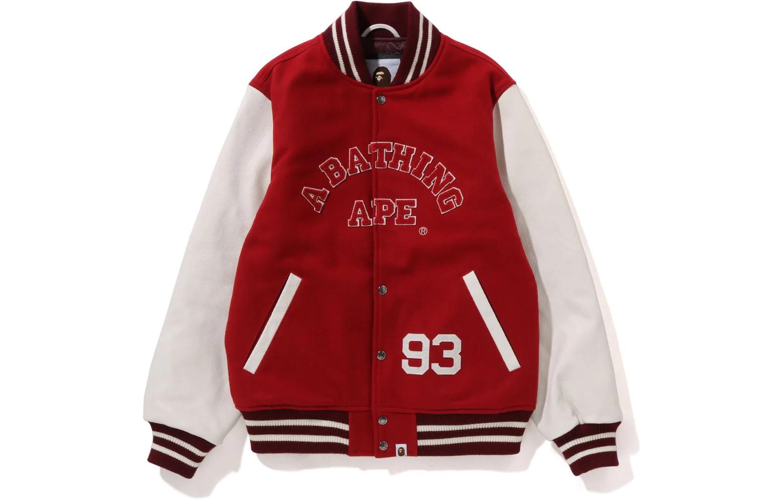 A BATHING APE Bape FW22 Giant Head Varsity Jacket  Baseball Coat 1I80-141-013 圖 2