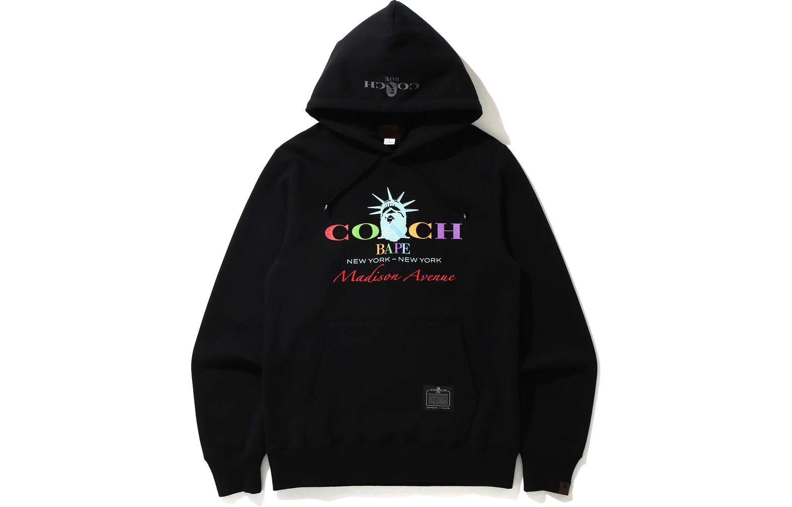 A BATHING APE BAPE FW22 Solid Color Logo Print Sweatshirt Unisex 1G73-114-922