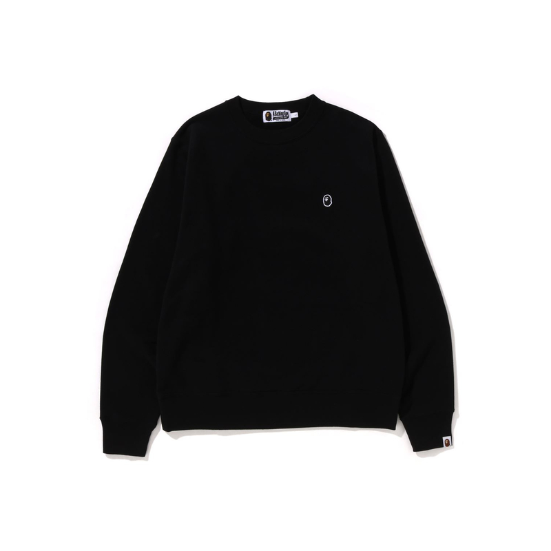 A BATHING APE BAPE FW23 Ape Head Embroidered Logo Crewneck Sweatshirt Mens. 0ZXSWM113006L 圖 3