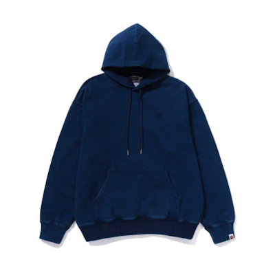 A BATHING APE BAPE FW23 Tonal Ape Head Embroidered Sweatshirt Navy . 0ZXSWMX14052L